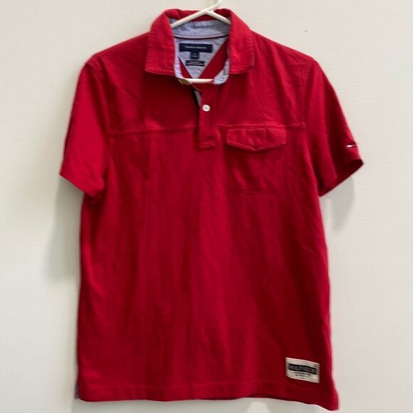 Tommy Hilfiger red polo - Picture 1 of 5